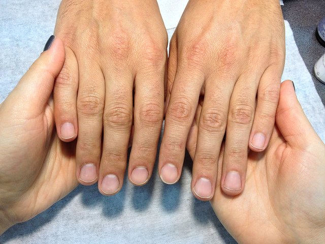 Verzorgde handen na een manicure